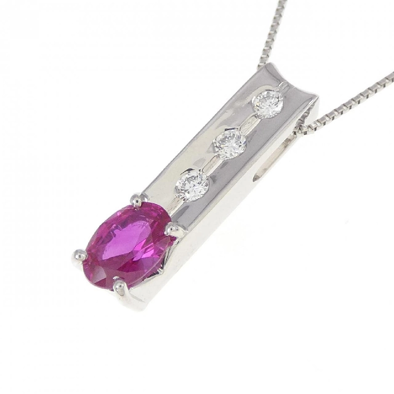 Dây chuyền Ruby 0.56CT - Hàng hiệu Authentic 863345