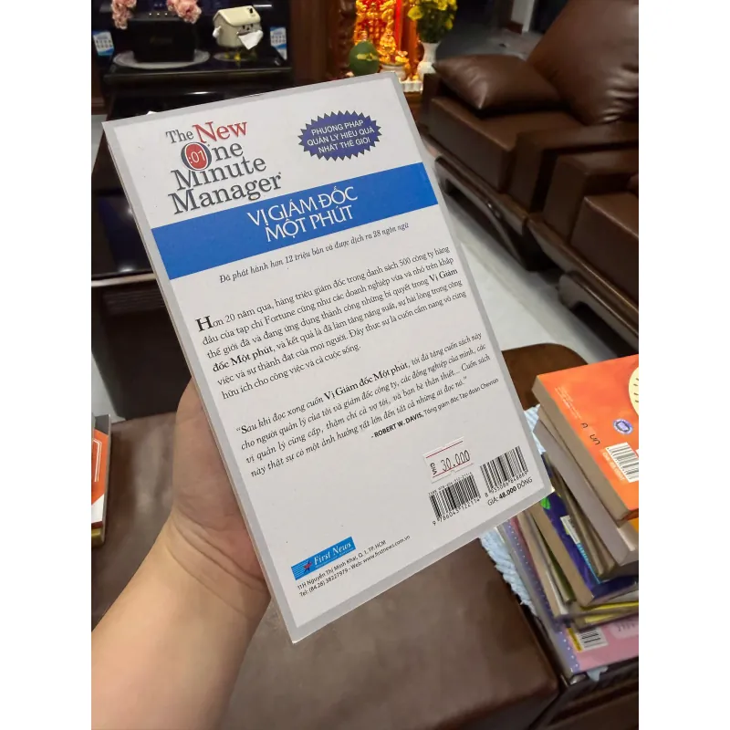 VỊ GIÁM ĐỐC MỘT PHÚT (The New One Minute Manager) – Ken Blanchard & Spencer Johnson- K2 998272