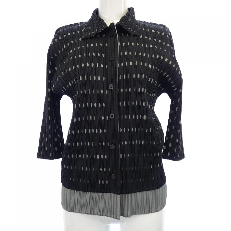 Pleats Please 2005 Cắt Chấm PP51-JJ563 7559112 Áo Sơ Mi 628058