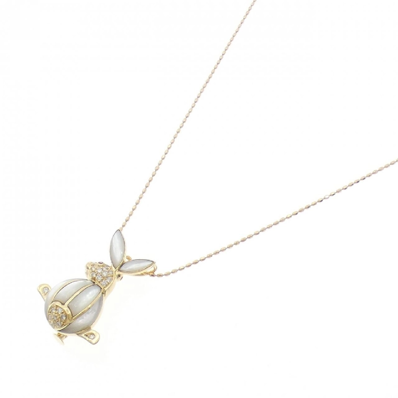 K18YG Thỏ Đá Màu Dây Chuyền - Hàng hiệu Chính hãng 846233