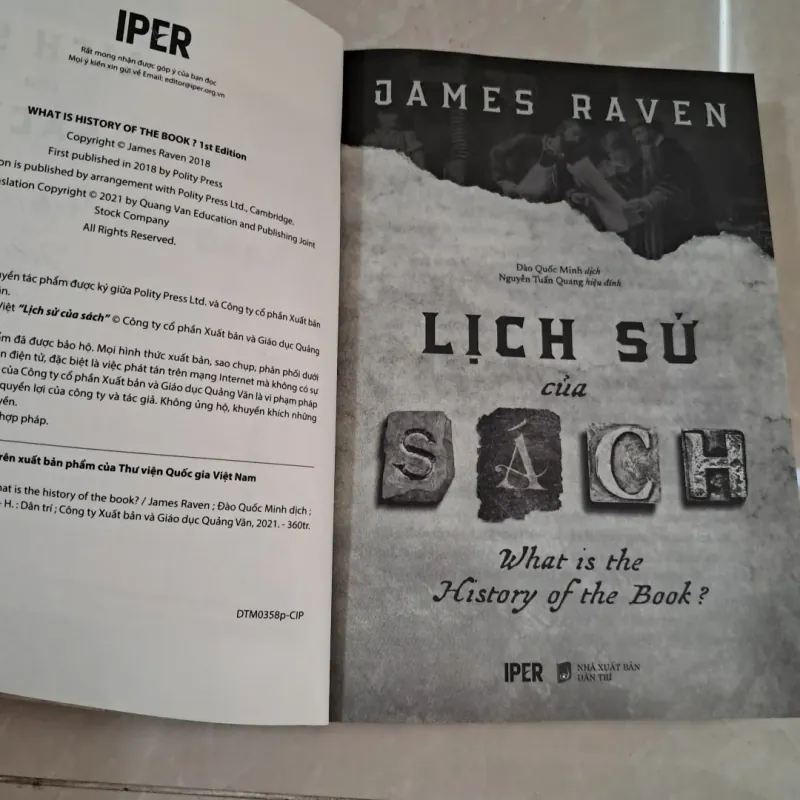 Lịch Sử Của Sách - James Raven 747811