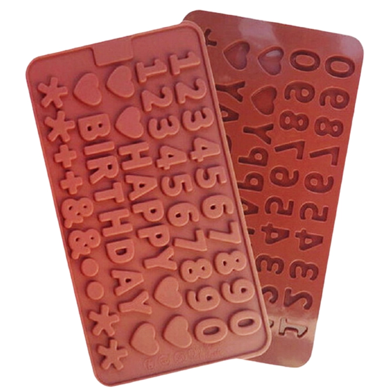 Khuôn silicon làm bánh, rau câu, socola Happy Birthday - Mã số 1297 342534