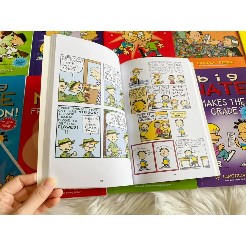 TRUYỆN TRANH -  BIG NATE – BẢN MÀU 12 CUỐN TẶNG FILE NGHE 745684