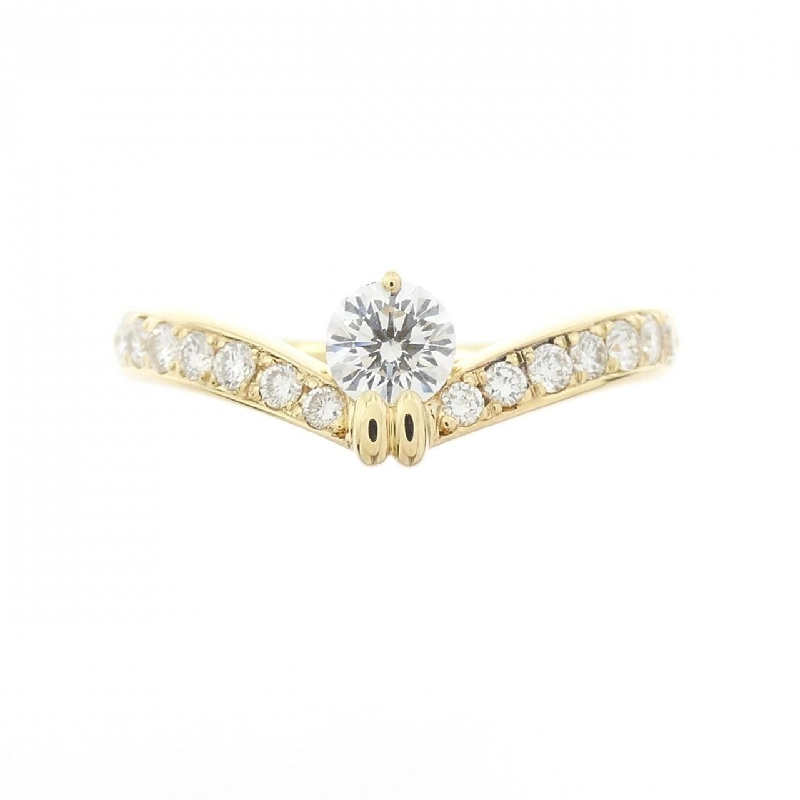 Nhẫn kim cương K18YG 0.20CT - Hàng hiệu Authentic 854971