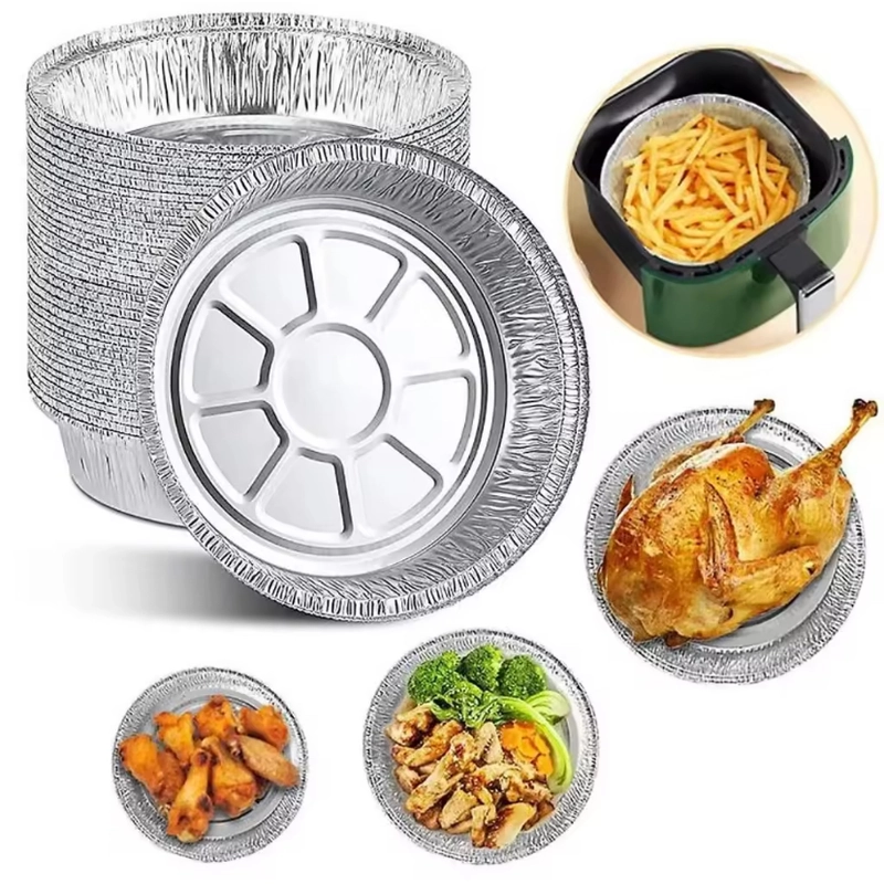 Combo 20 khay bạc lót bồi chiên không dầu size 22 cm 508006