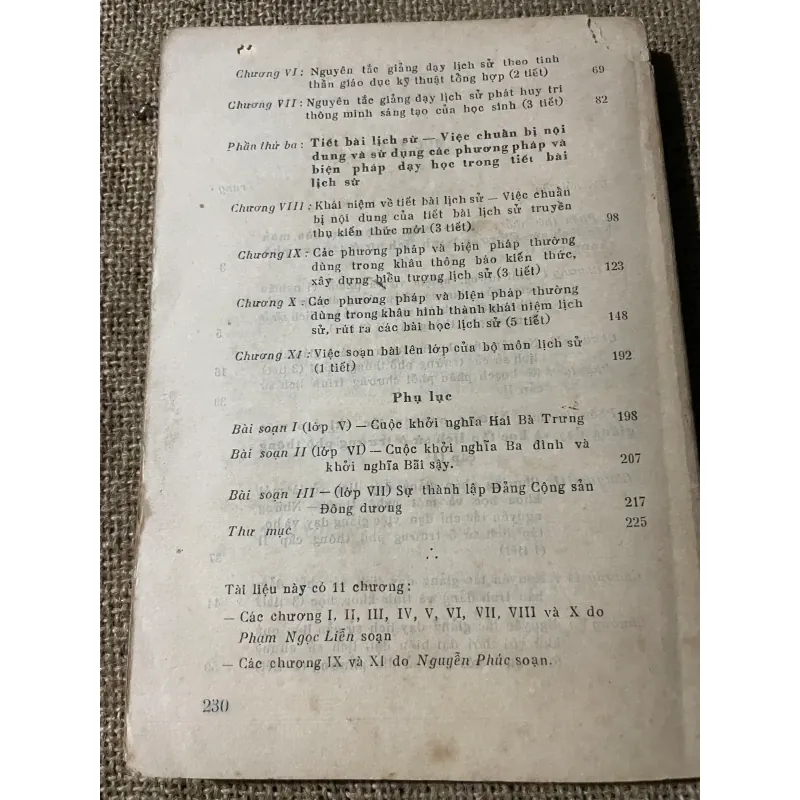 PHƯƠNG PHÁP GIẢNG DẠY MÔN HỌC LỊCH SỬ Ở TRƯỜNG PHỔ THÔNG CẤP II, TẬP I 573761