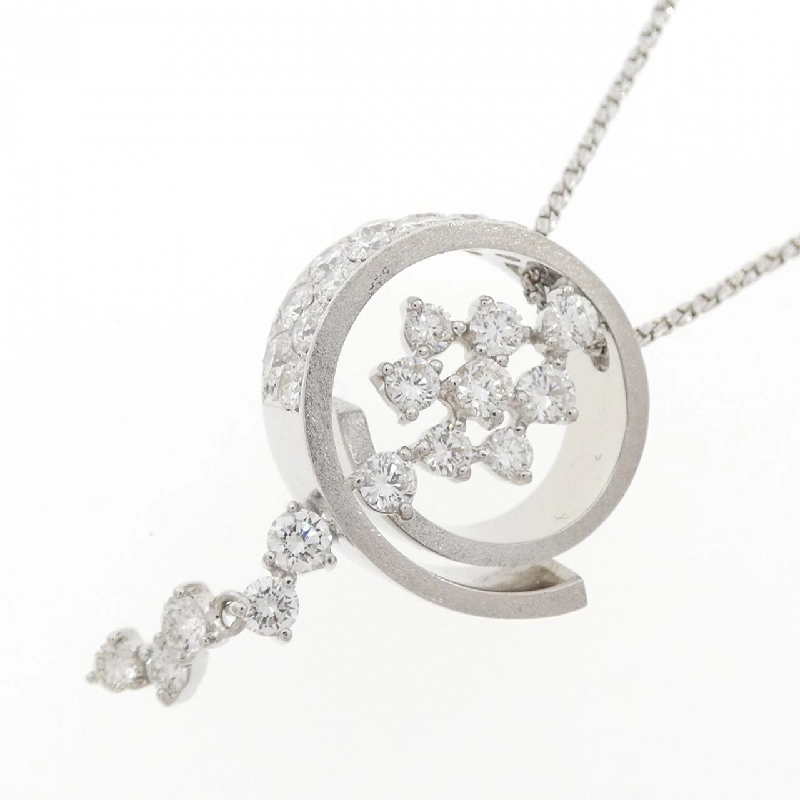 K18WG Dây chuyền kim cương 1.04CT - Hàng hiệu Chính hãng 858123