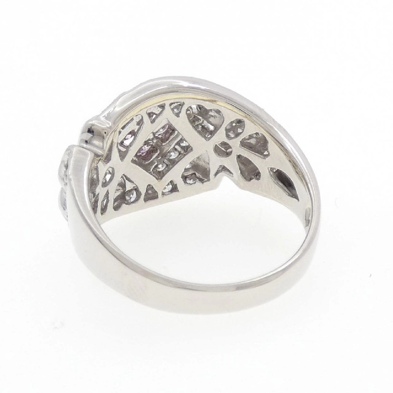 Nhẫn kim cương hồng PT900 hoa 0.14CT - Hàng hiệu Authentic 846132