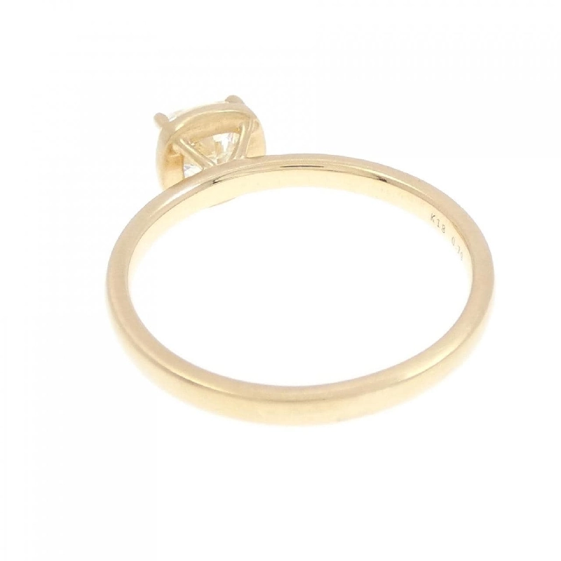 【Sản phẩm mới】Nhẫn kim cương K18YG 0.79CT 673465