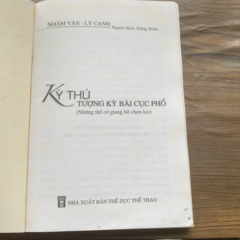 KY THLG TƯỢNG KỲ BÀI CỤC PHỔ: Những thế cờ giang hồ chọn lọc 713969