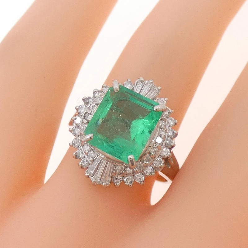 Nhẫn Emerald PT900 2.15CT - Hàng hiệu Chính hãng 846658