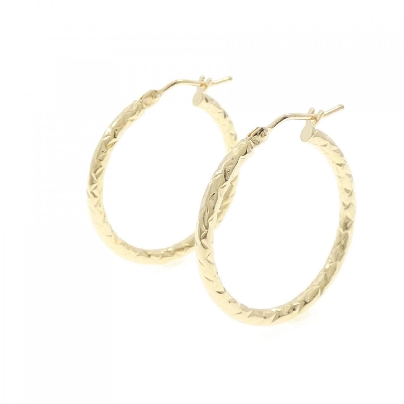 Bông tai hoop 750YG - Hàng hiệu Authentic 872092