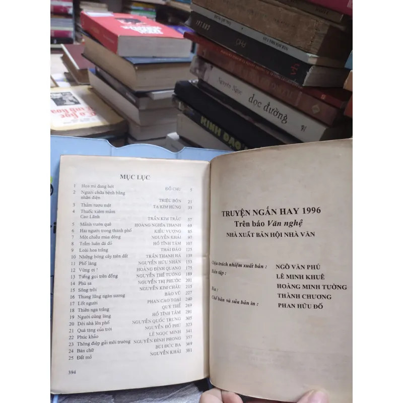 Sách: Truyện ngắn hay 1996 -  Nhiều tác giả (A3) 599523