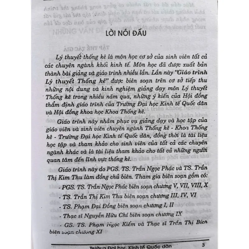 GIÁO TRÌNH LÝ THUYẾT THỐNG KÊ 759903