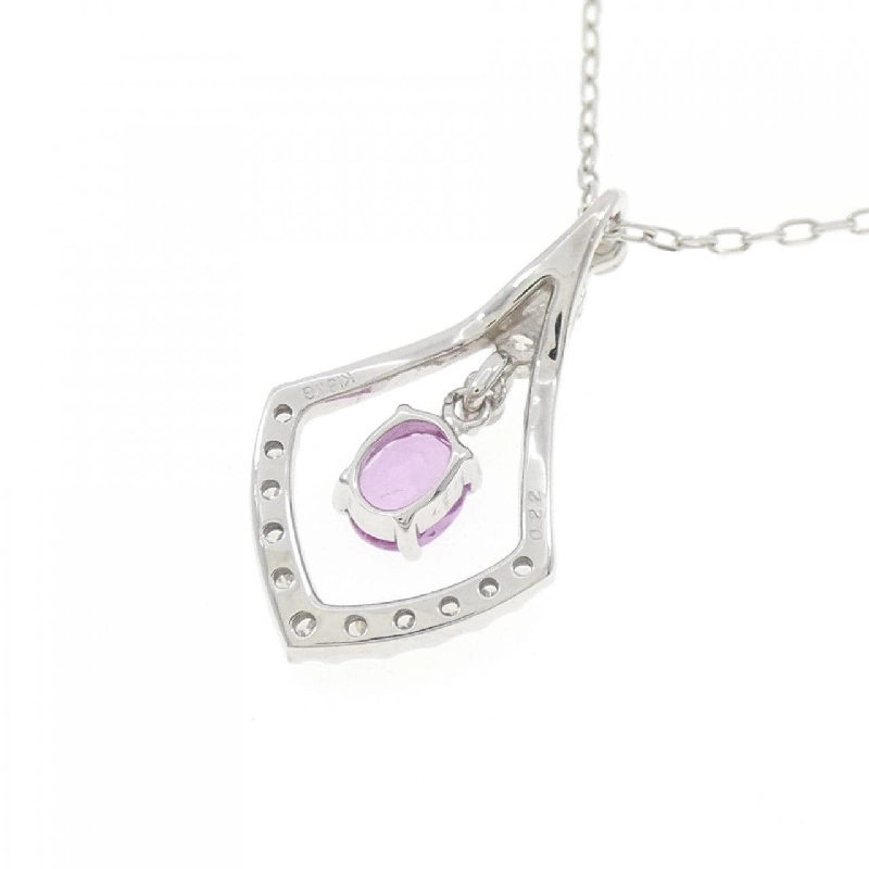 K18WG Sapphire Necklace 0.37CT - Hàng hiệu Authentic 866759