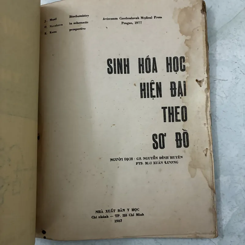 Sinh hoá học hiện đại theo sơ đồ - 1987s 1013285