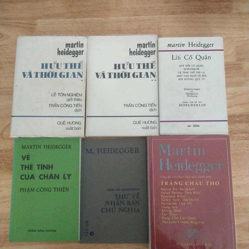 Bộ triết học Martin Heidegger : Hữu thể và thời gian, Về thể tính của chân lý,... 544708