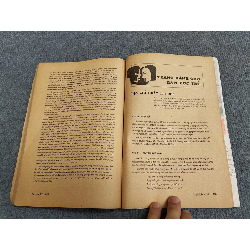 VĂN NGHỆ QUÂN ĐỘI THÁNG 4 NĂM 1993 549436