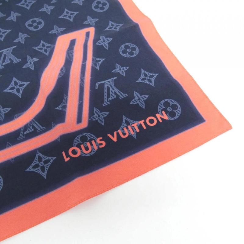 Khăn choàng Louis Vuitton Monogram Ink Bandana LV Upside Down Neon MP2301 625293