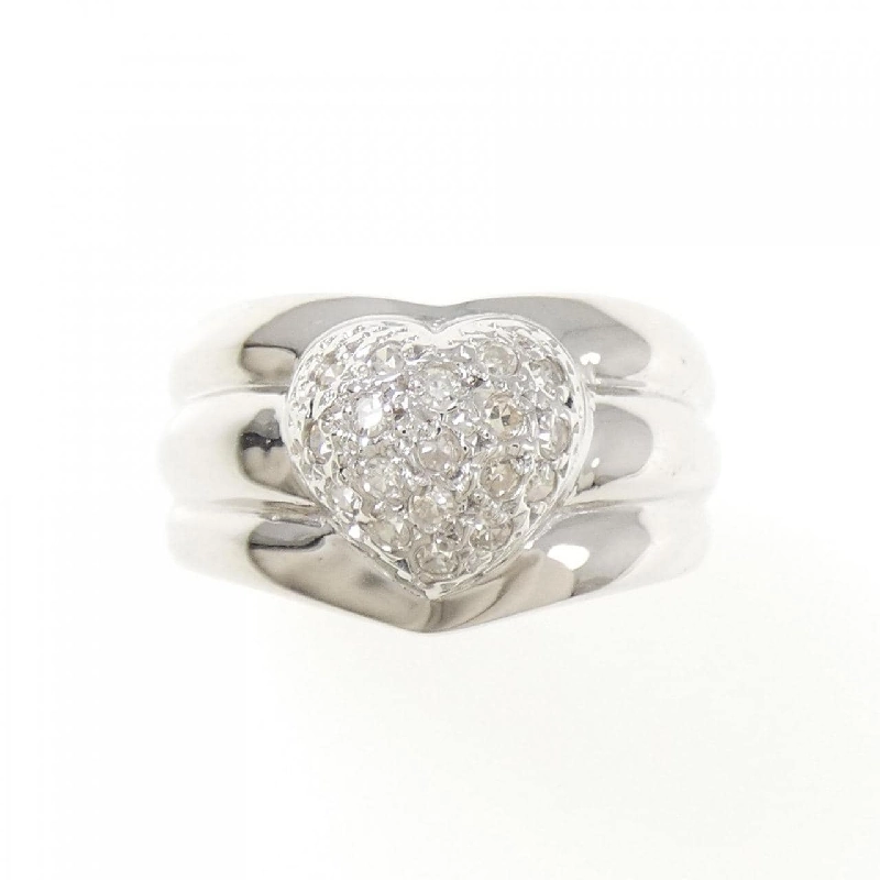 Nhẫn kim cương hình trái tim K14WG 0.17CT - Hàng hiệu Authentic 851663