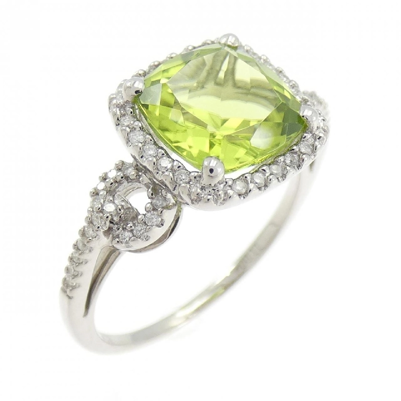 Nhẫn Peridot K18WG - Hàng hiệu Authentic 852767