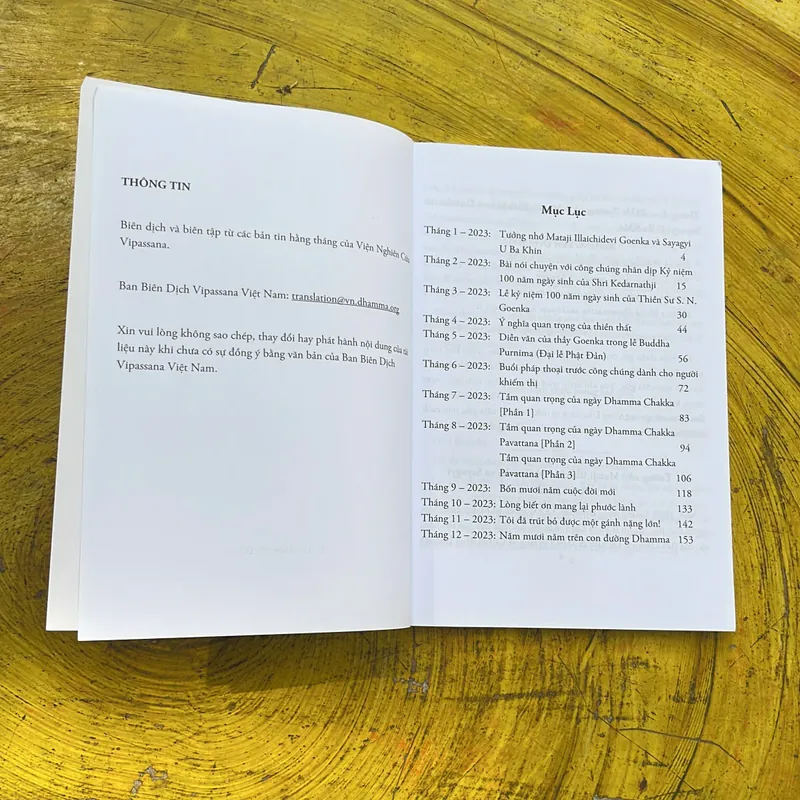 COMBO VÌ LỢI ÍCH CỦA NHIỀU NGƯỜI- CÁC BẢN TIN VIPASSANA NĂM 2023 708124