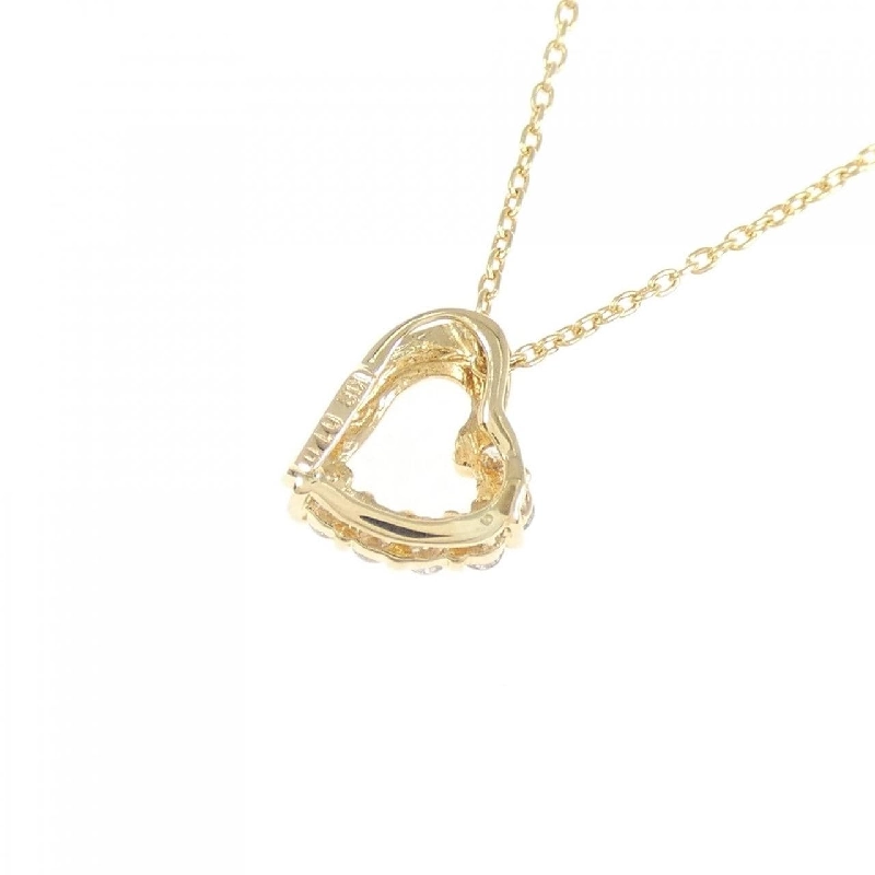 K18YG Dây chuyền kim cương hình trái tim 0.10CT - Hàng hiệu Chính hãng 856748