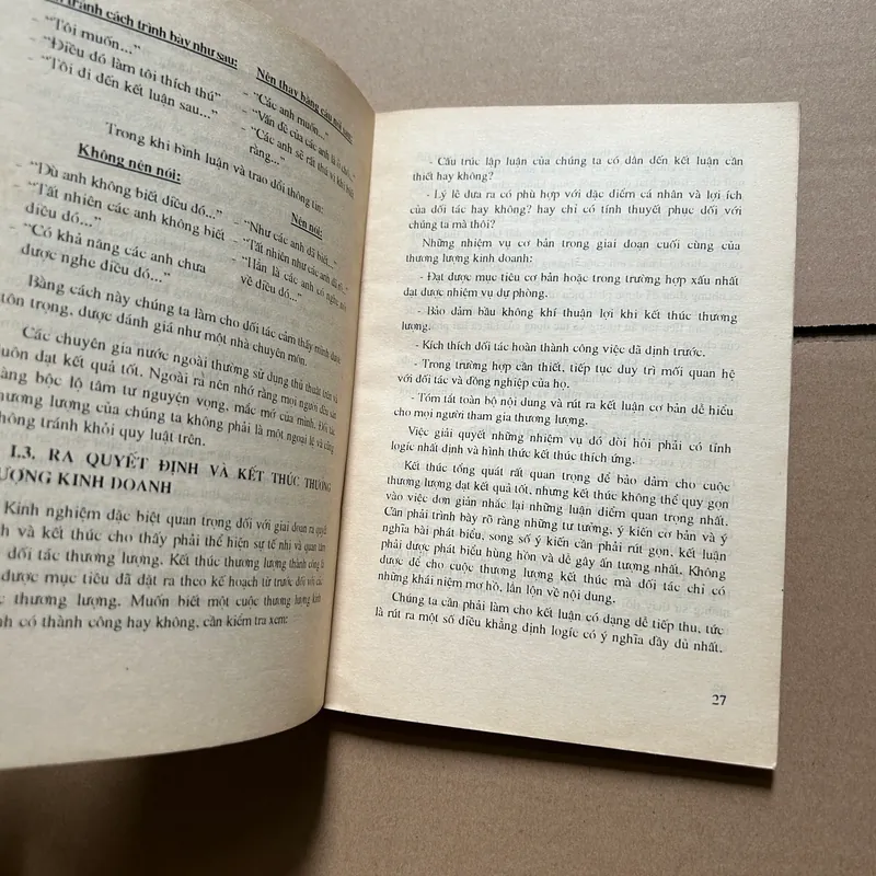 Kỹ thuật thương lượng kinh doanh 703438