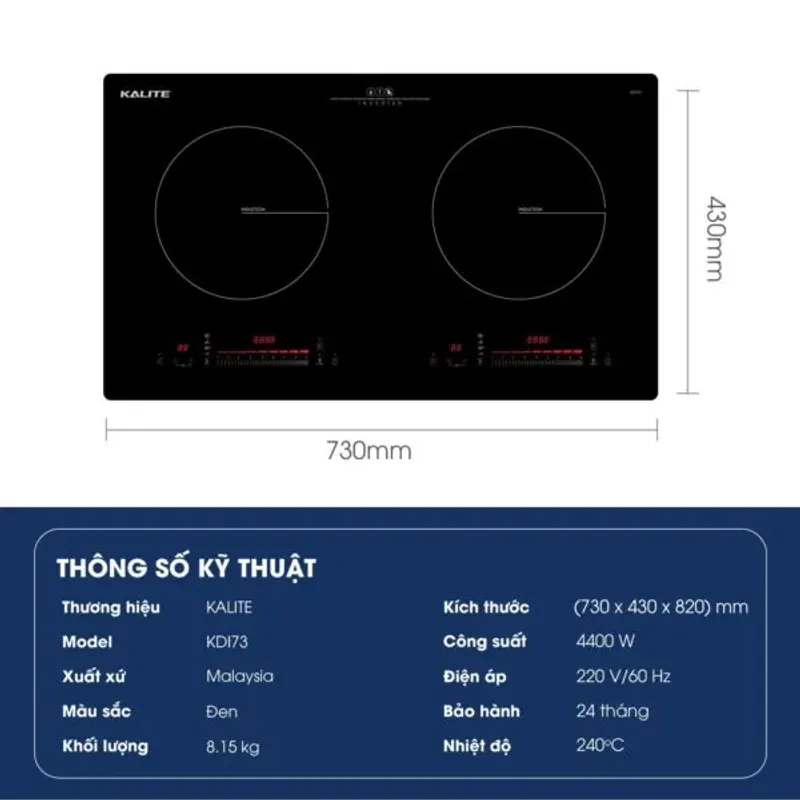 Nấu nhanh – kiểm soát nhiệt chính xác – an toàn tuyệt đối! 730713