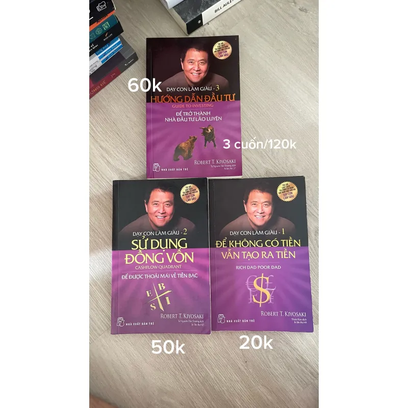 Dạy con làm giàu - tập 1,2,3 971257