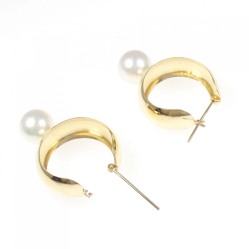 K18YG Bông tai ngọc trai Akoya 8.5mm - Hàng hiệu Chính hãng 871065