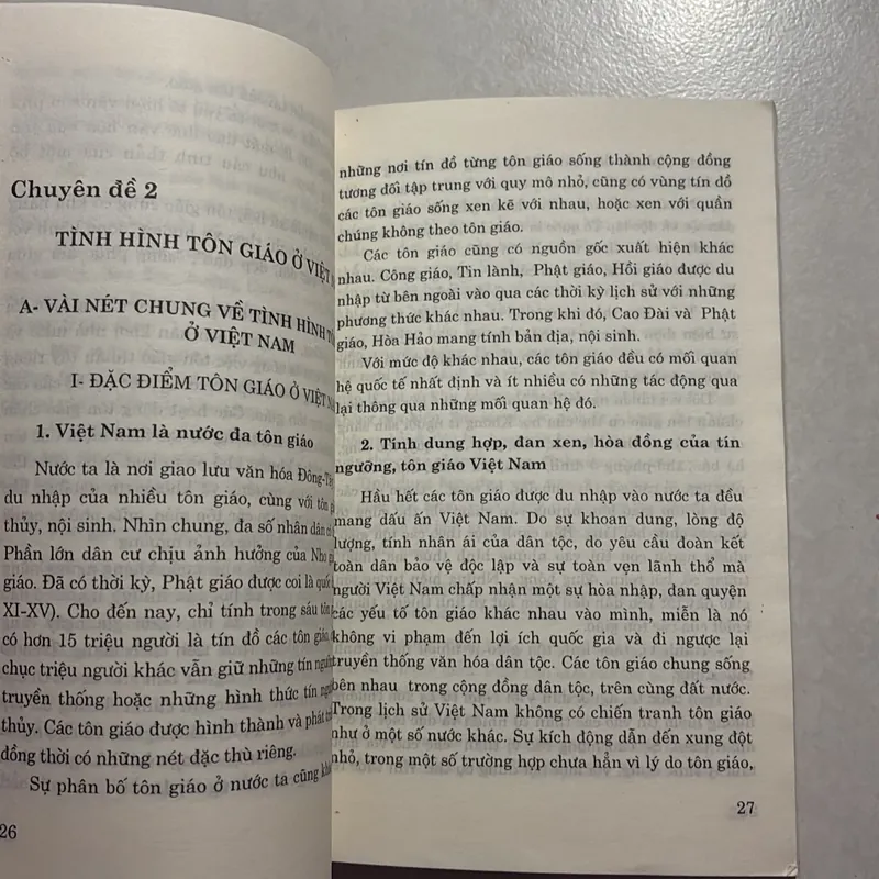 Vấn đề về tôn giáo và chính sách tôn giáo của Đảng Cộng sản Việt Nam 727016