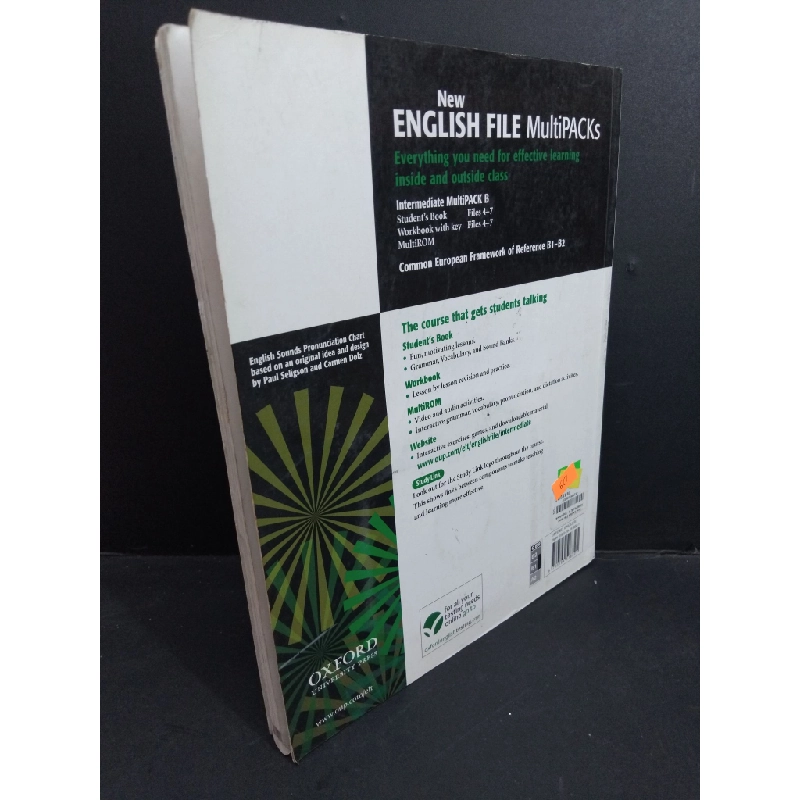 New English File MultiPACK B Intermediate (kèm CD) mới 80% bẩn bìa, ố nhẹ HCM2811 Oxenden, Latham-Koenig HỌC NGOẠI NGỮ 356640