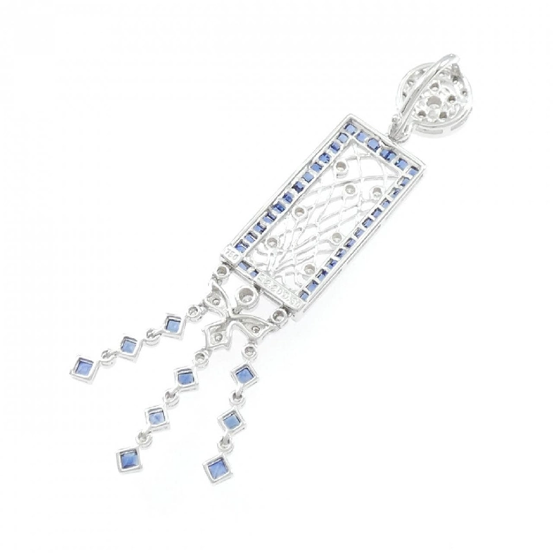 750WG Sapphire Pendant 2.20CT - Hàng hiệu Authentic 865174