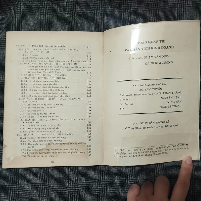 Kế Toán Quản Trị và Phân Tích Kinh Doanh - Phạm Văn Được & Đặng Kim Cương - Năm 1995 600962