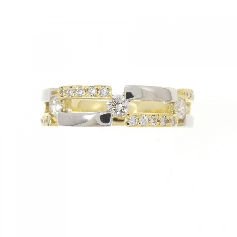 Nhẫn kim cương K18YG/PT900 0.36CT - Hàng hiệu Authentic 851392