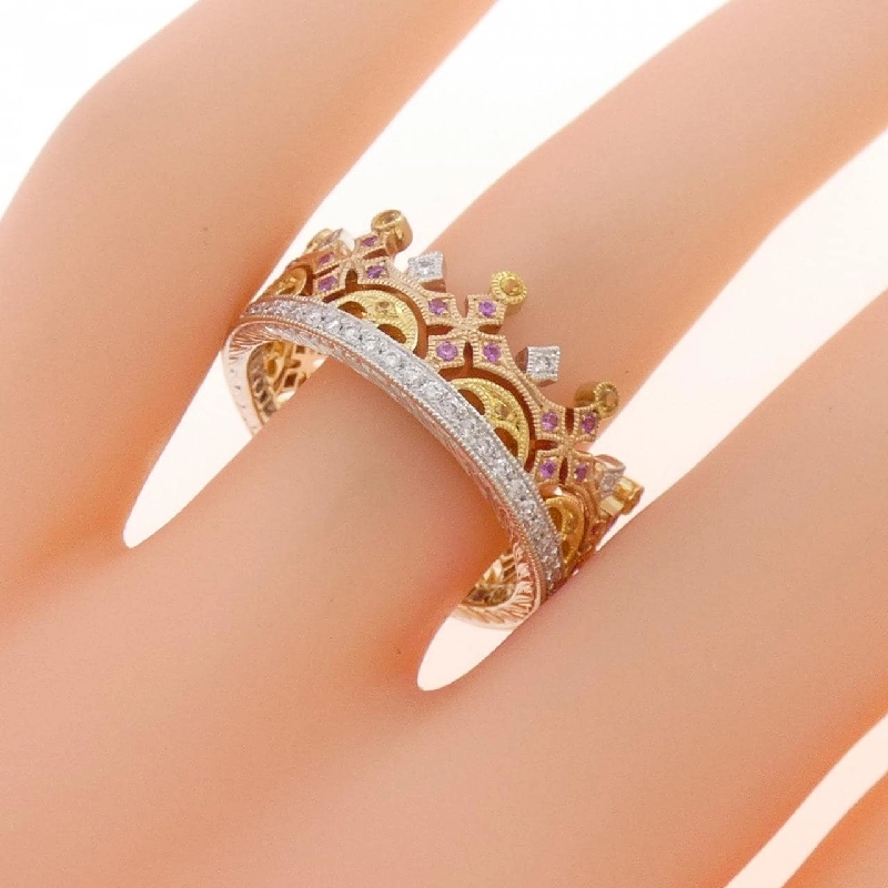 Nhẫn Sapphire 750 Ba Màu 0.30CT - Hàng hiệu Chính Hãng 847125