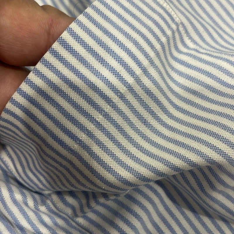 Áo sơ mi Nam Uniqlo sọc caro xanh dương sz L  470468