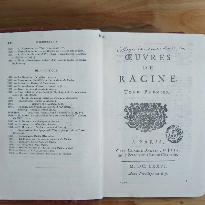 RACINE OEUVRES CHOISIES (Xb 1946) - J FOURCASSIE 548582