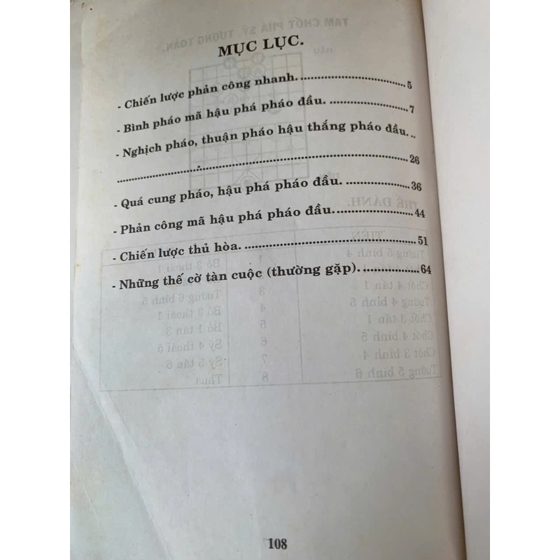 Cờ tướng: chiến lược phản công nhanh _ sách cờ tướng cũ, sách cờ tướng hay  358348