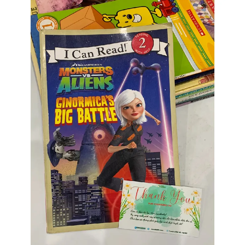 I Can Read: Monsters vs. Aliens - Ginormica's Big Battle – DreamWorks 559677
