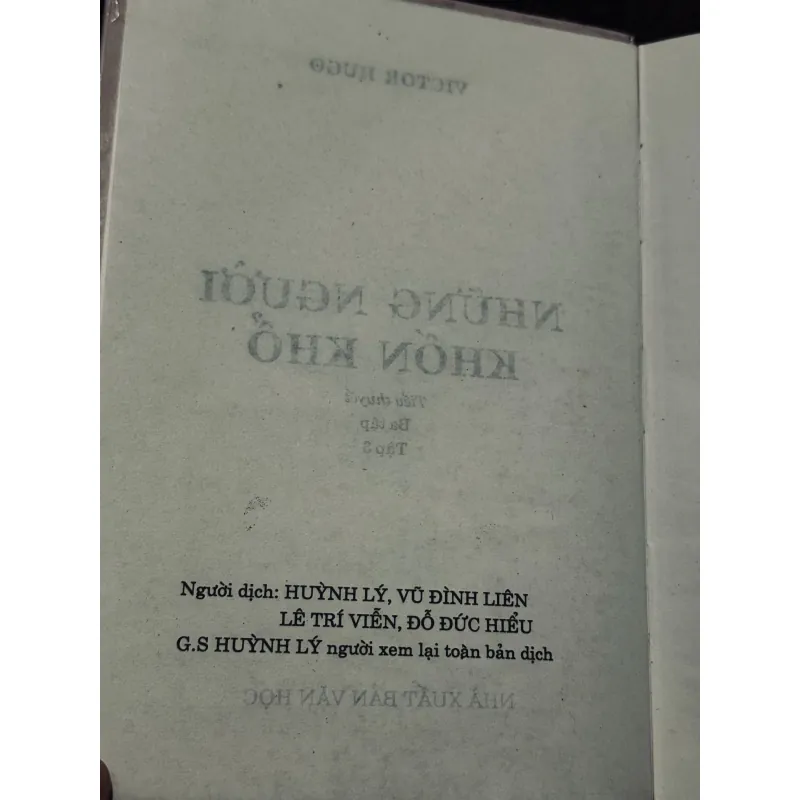 Trọn bộ 3 tập Những người khốn khổ 995034
