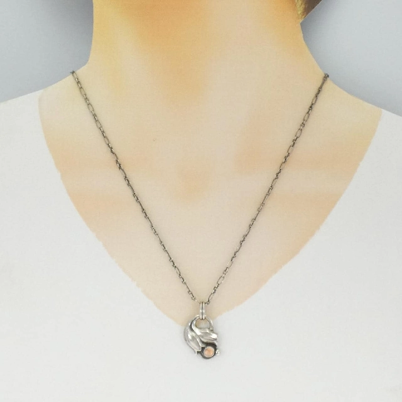 Dây chuyền đá hồng ngọc George Jensen - Hàng hiệu Authentic 842182