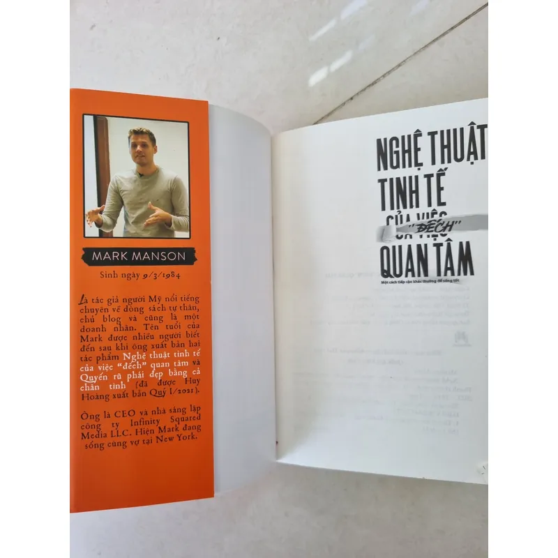 Nghệ Thuật Tinh Tế Của Việc Đếch Quan Tâm - Mark Manson 1056168