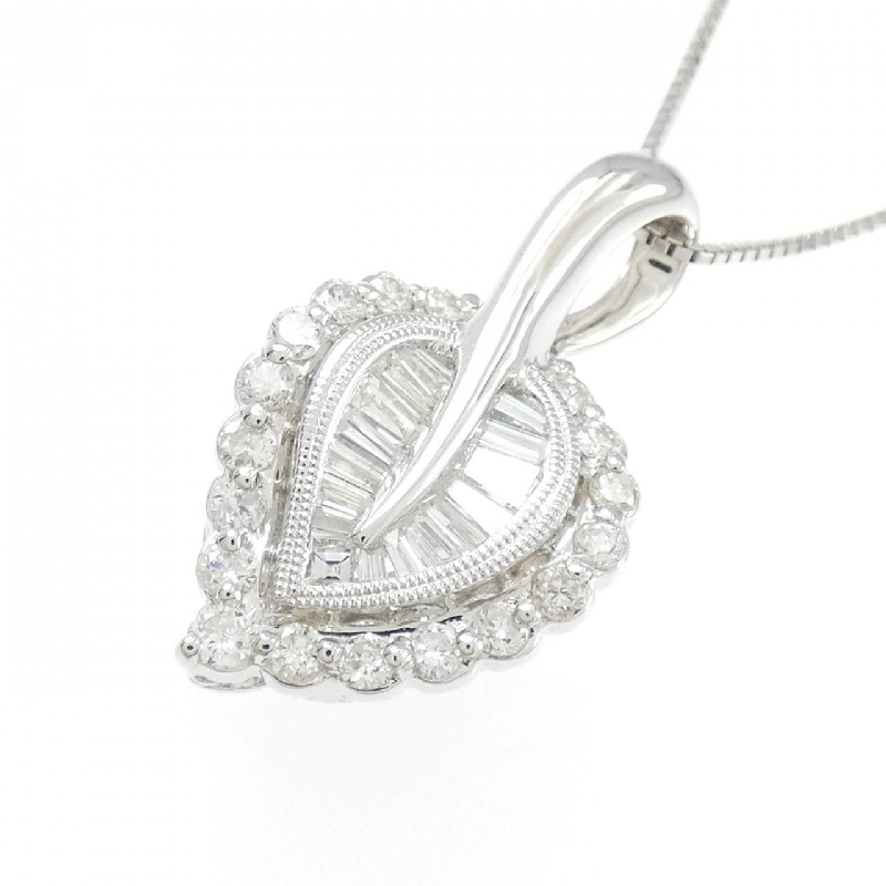 K18WG Dây chuyền kim cương 0.70CT - Hàng hiệu Chính hãng 859870