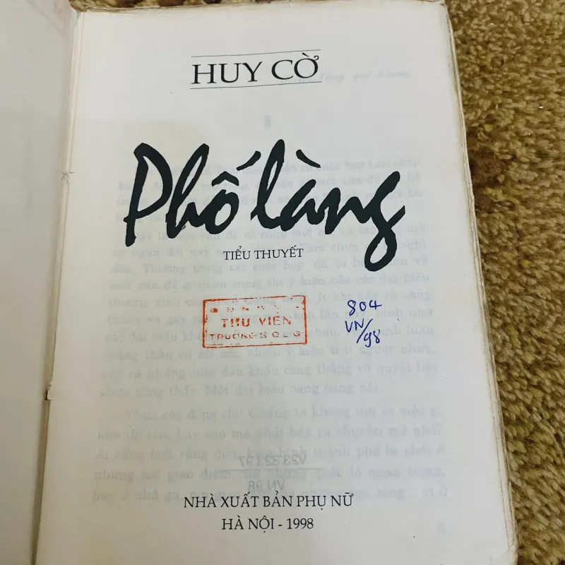 Phố Làng - Huy Cờ 972231