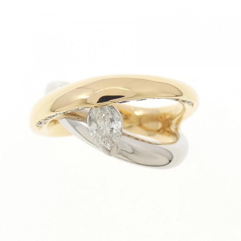 Nhẫn kim cương K18YG/PT900 0.390CT - Hàng hiệu Authentic 852594