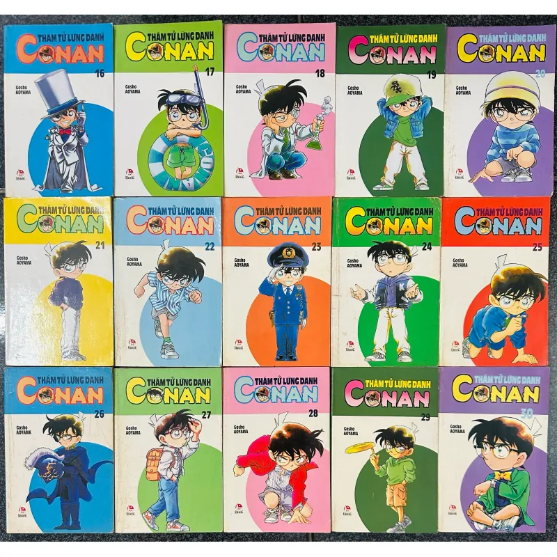 Thám tử lừng danh conan bìa màu full 46 tập 1000288