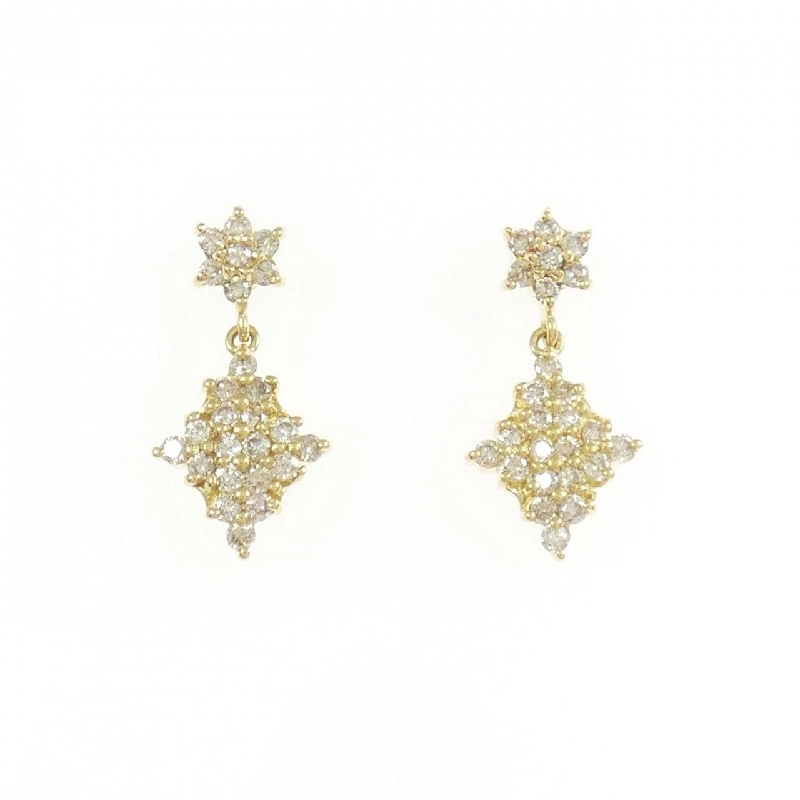 Bông tai kim cương K18YG 0.50CT - Hàng hiệu Chính hãng 868157