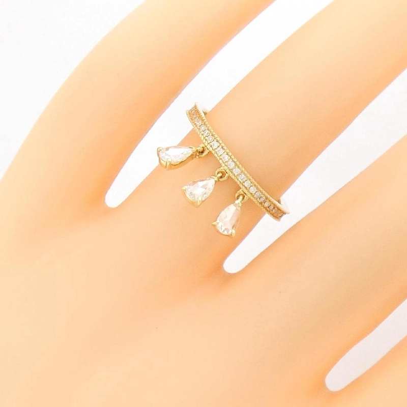 【Sản phẩm mới】Nhẫn kim cương toàn bộ K18YG 0.25CT 672425